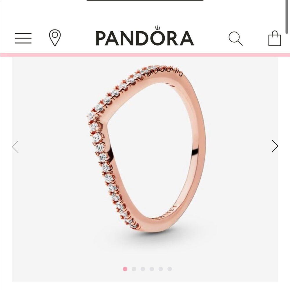 Sparkling Wishbone Ring ✨